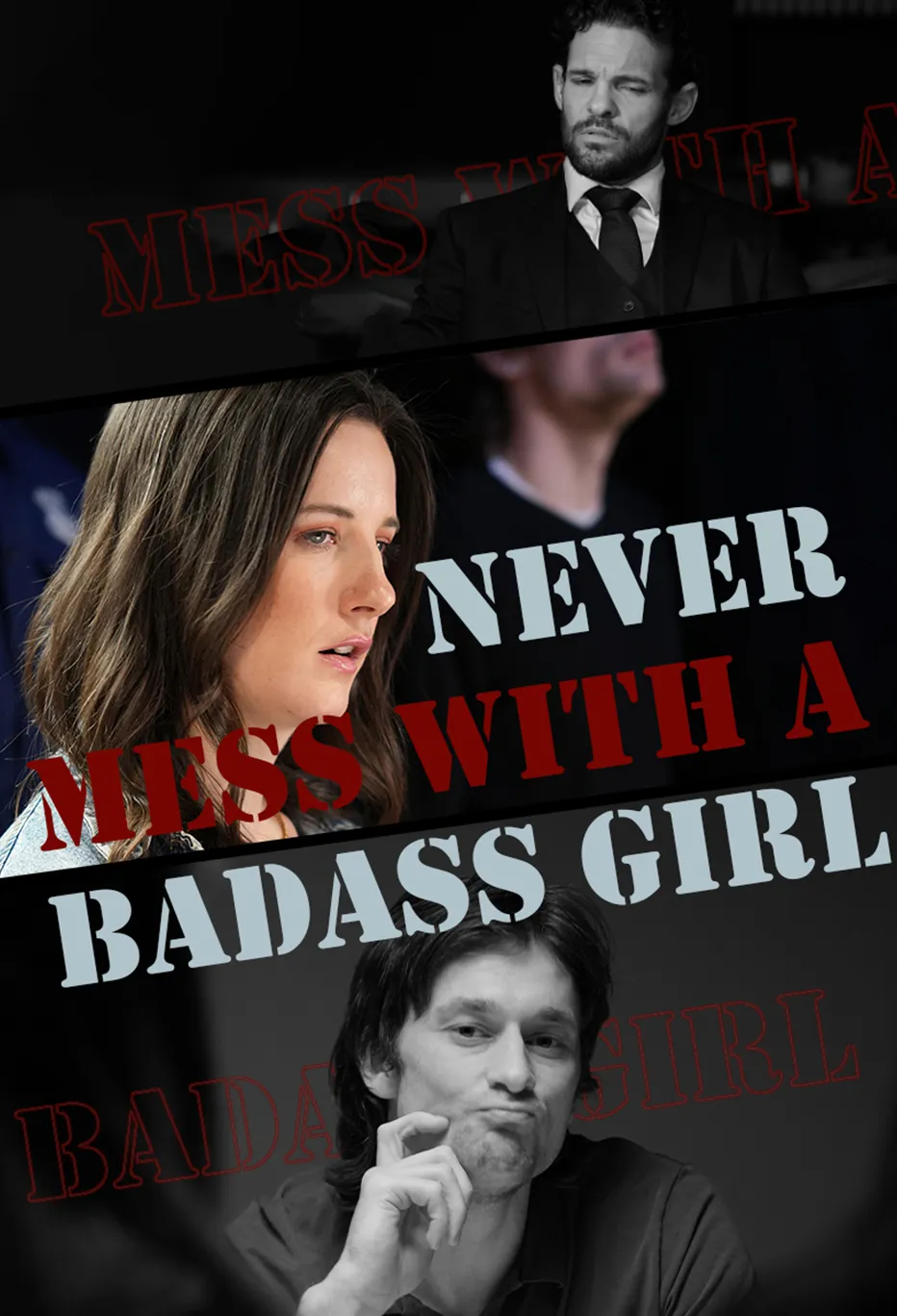 Poster Never Mess With A Badass Girl