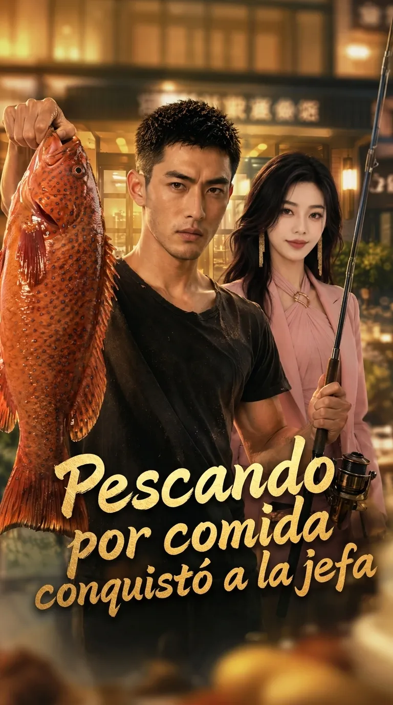 (Doblado)Pescando por comida conquistó a la jefa