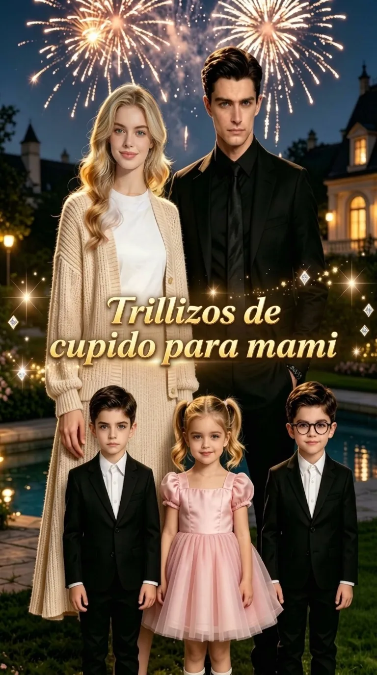 (Doblado) Trillizos de cupido para mami