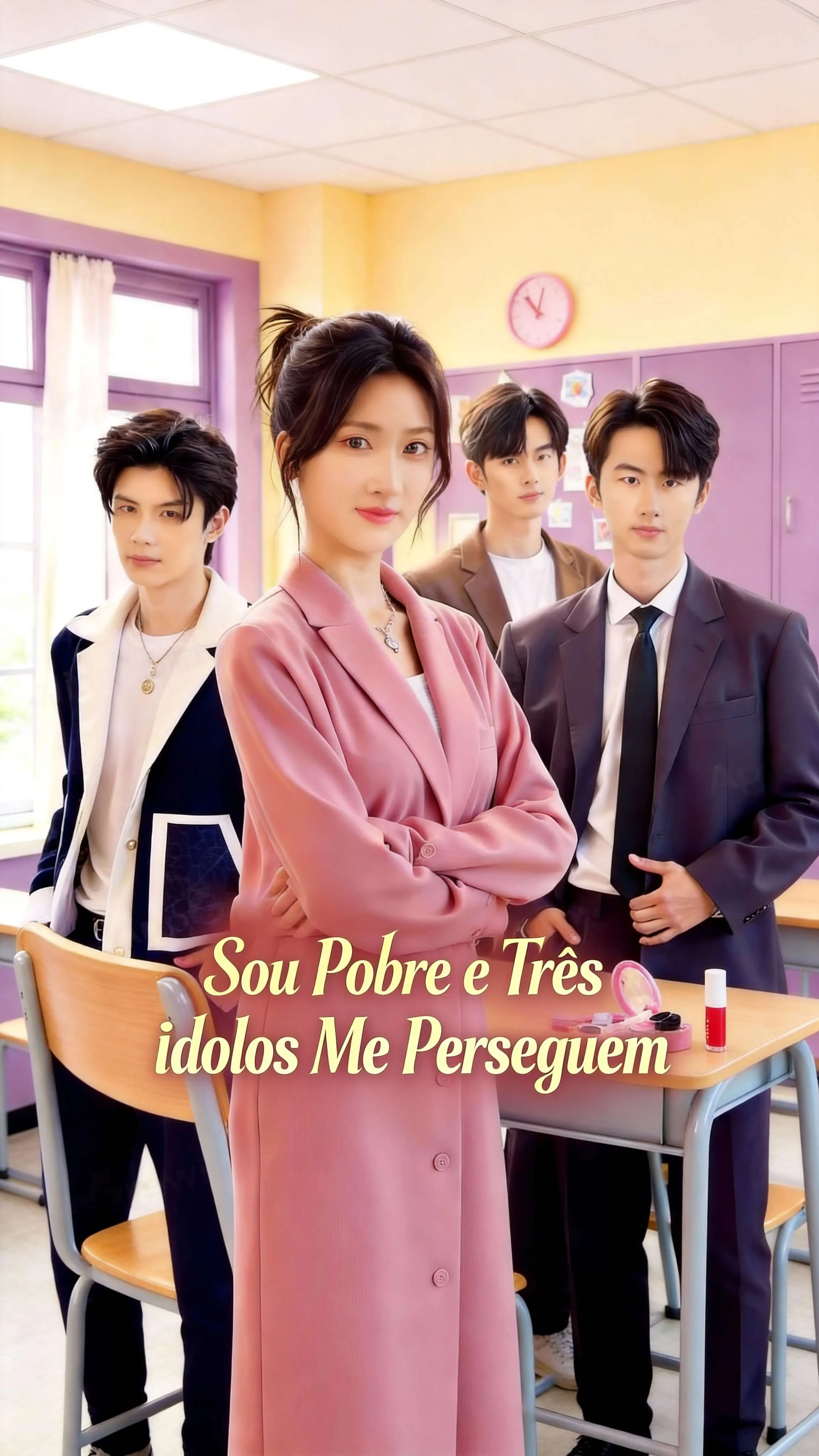Sou Pobre e Três Ídolos Me Perseguem（Dublado）