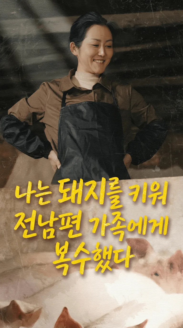 나는 돼지를 키워 전남편 가족에게 복수했다