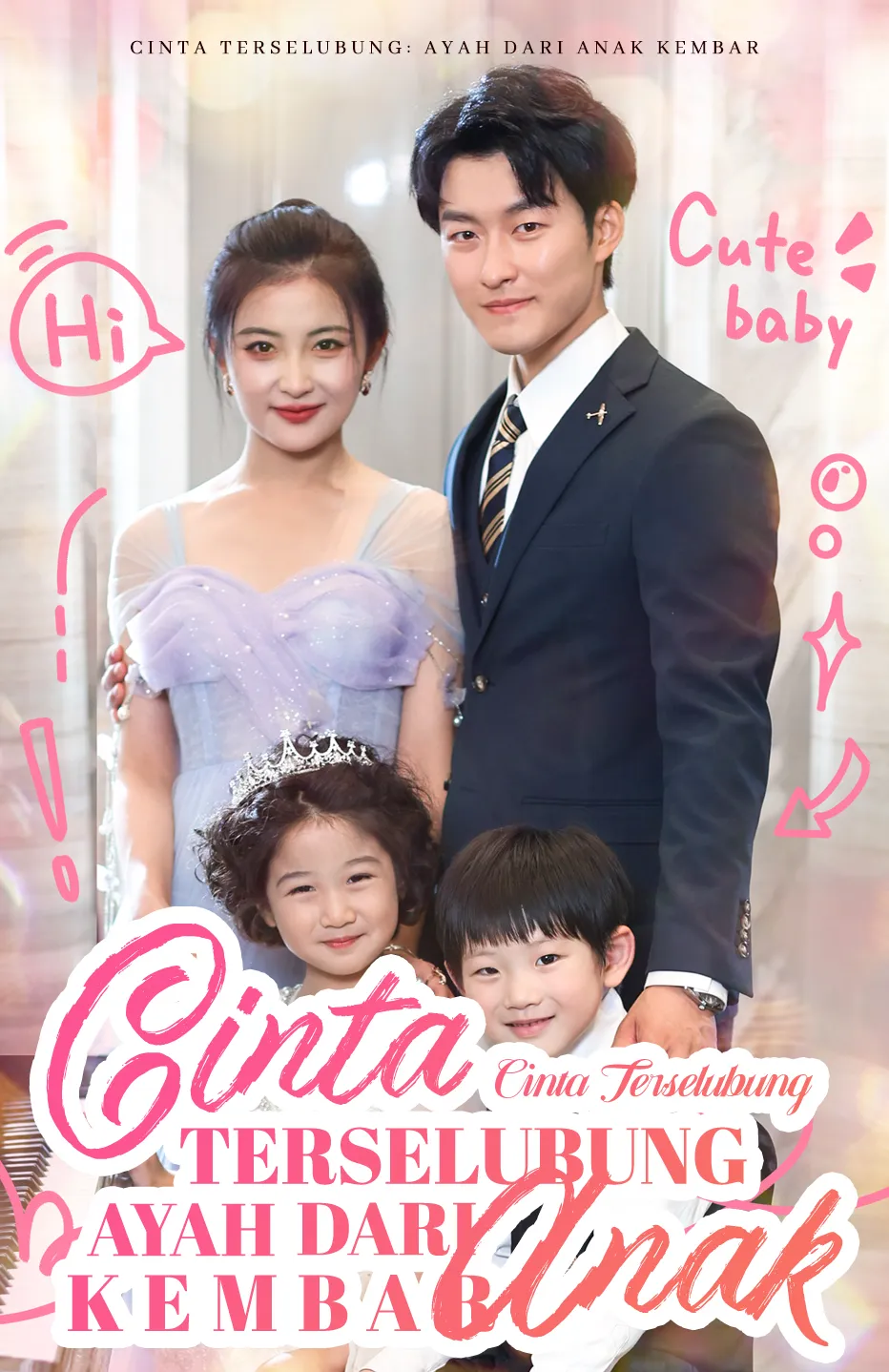 Poster Cinta Terselubung: Ayah dari Anak Kembar