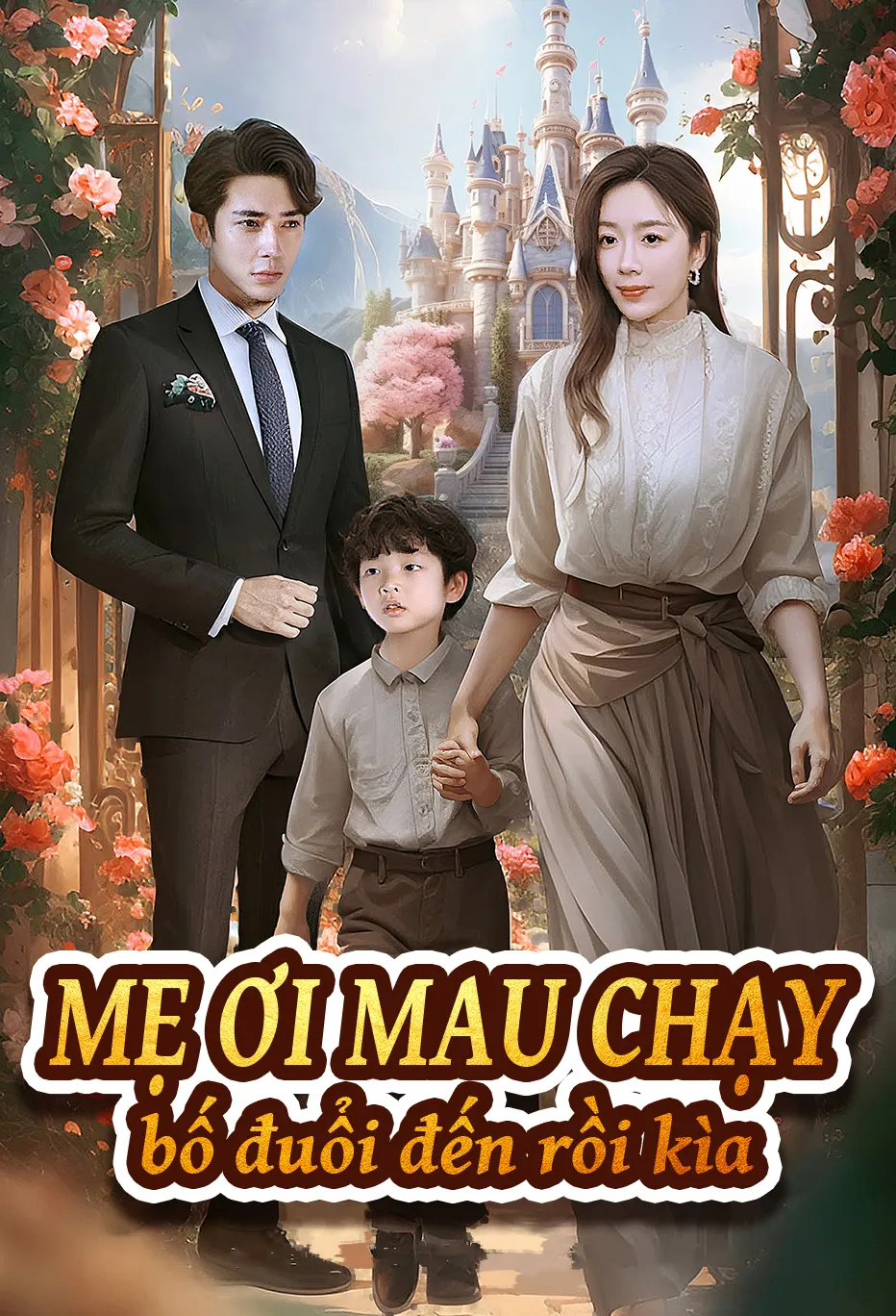 Mẹ ơi mau chạy bố đuổi đến rồi kìa