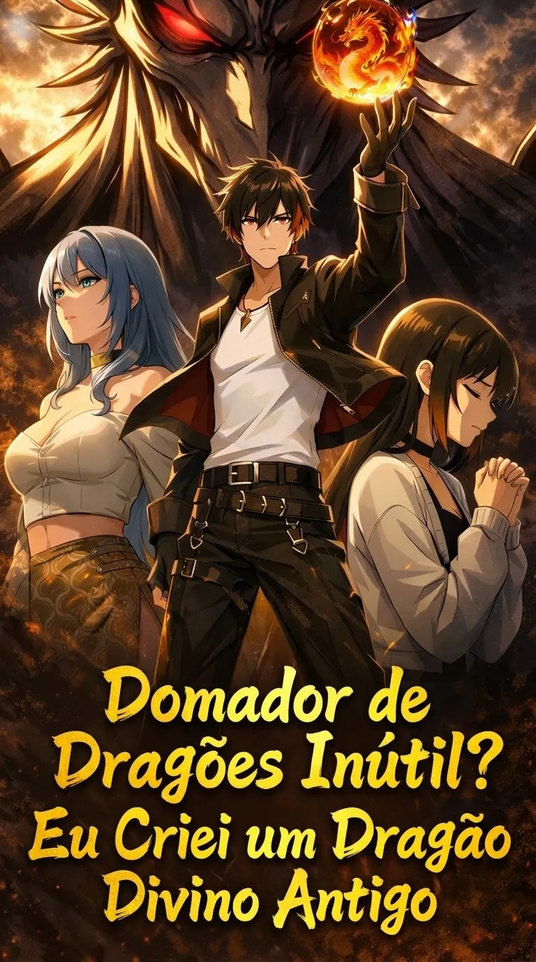 Domador de Dragões Inútil? Eu Criei um Dragão Divino Antigo